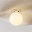 Wabi-Sabi Kawa ceiling lamp with White stone effect - 41 cm