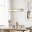 Movar Designer lighting pendant lamp with LED and coloured glass spheres - triac dimmable