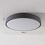 Modern ceiling lamp Arvid with dark grey stone effect, 3-step dimmable Ø40 cm