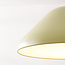 Evara pendant lamp in khaki green with white interior