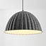 pendant light Siza Ø77 cm - folded grey textile look