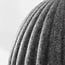 pendant light Siza Ø77 cm - folded grey textile look