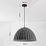 pendant light Siza Ø77 cm - folded grey textile look