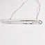 3-light pendant light Zenna - natural linen with wood and white accents