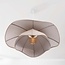Vea pendant lamp with organic beige-grey linen shade