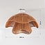 ceiling light Eira - organic woven rope shape