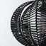 pendant light Celina - black with rattan look
