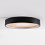 Ceiling light Cercul Ø40 cm black with gold leaf effect, 3-step dimmable