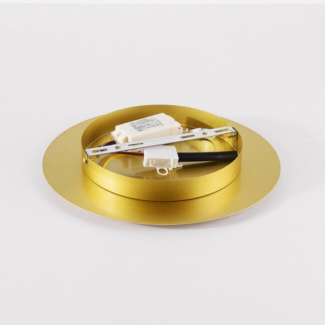 Cercyl ceiling light Ø30 cm with gold leaf effect and 3-step dimmable LEDs