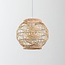 Cosma pendant lamp made of natural rattan