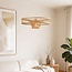 Designer pendant light Solara – bamboo with an open and airy design