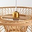 Designer pendant light Solara - open bamboo design
