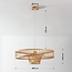 Designer pendant light Solara – bamboo with an open and airy design