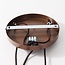 3-light pendant light Pella - brown ombre glass globes