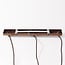 3-light pendant light Palaio - brown ombre glass globes