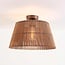 ceiling light Tami - warm bronze with bamboo shade