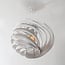 pendant light Perla - white layered iron design