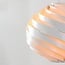 pendant light Perla - white layered iron design