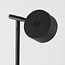 Modern Zinc floor lamp with rechargeable reading lamp – Black