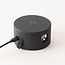 Floor lamp Zinc with rechargeable reading lamp, touch dimmer and integrated LED – black