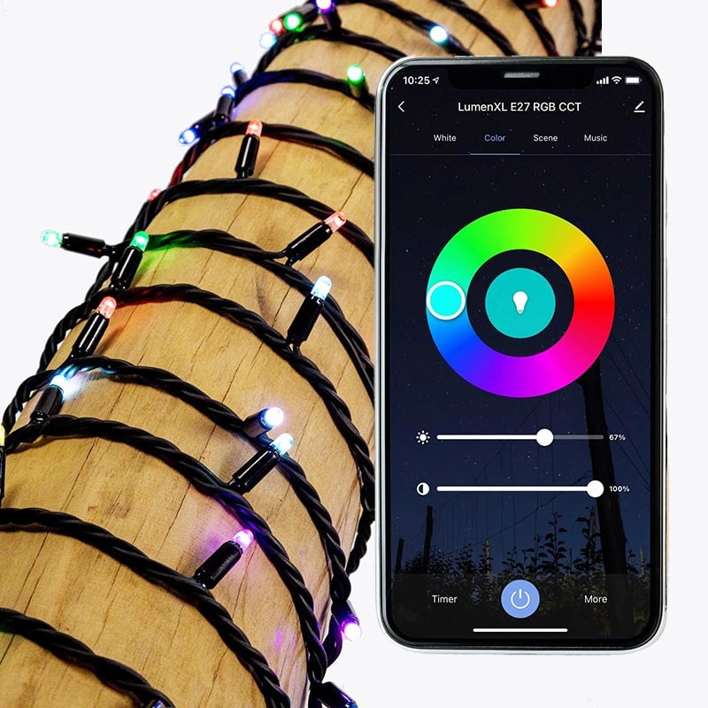 Smart Christmas tree lights