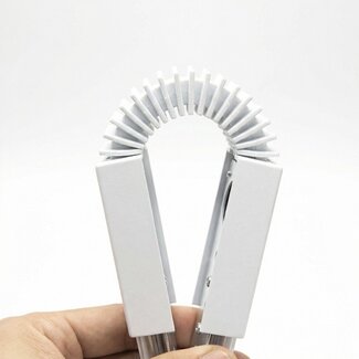 Flexible connector for single-phase rail - white