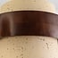 3-light pendant light Mavero - cement and wood