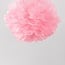 Elegant ceiling lamp Roselle with pink feathers