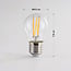 G45 clear glass filament bulb, dim-to-warm, 2200–2700K, 2.5W & 4.5W