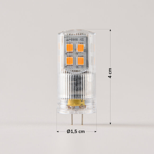 G4 LED dimmable bulb clear 2W (2700K)