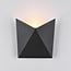 Designer bathroom wall lamp Milo in black