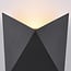 Designer bathroom wall lamp Milo in black