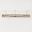 3-light pendant light Orza - beige linen
