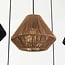 6-light pendant light Ivero - black and brown woven rope
