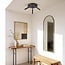 Black ceiling lamp Dora with three adjustable spotlights