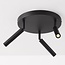Black Dora ceiling light with three adjustable Spotlights