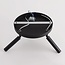 Black ceiling lamp Dora with three adjustable spotlights