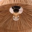 Boho ceiling light Baro Ø58 cm - natural raffia