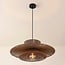 pendant light Ikera Ø60 cm - natural woven rope