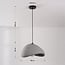 Wabi Sabi pendant light Cemento grey stone effect - 38 x 30 cm