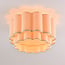 ceiling light Hora - two-layer linen shade, beige