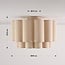 ceiling light Hora - two-layer linen shade, beige