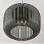 Pendant lamp Viro in green metal Ø38 cm