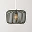 Pendant lamp Viro in green metal Ø38 cm