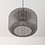 Pendant lamp Viro in light grey metal Ø38 cm