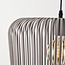 Pendant light Viro in light grey metal – Ø38 cm