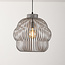Pendant lamp Kavo in light grey metal Ø40 cm