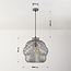 Kavo light grey metal pendant light – Ø40 cm