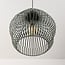 Pendant lamp Kavo in green metal Ø40 cm