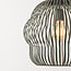 Pendant lamp Kavo in green metal Ø40 cm